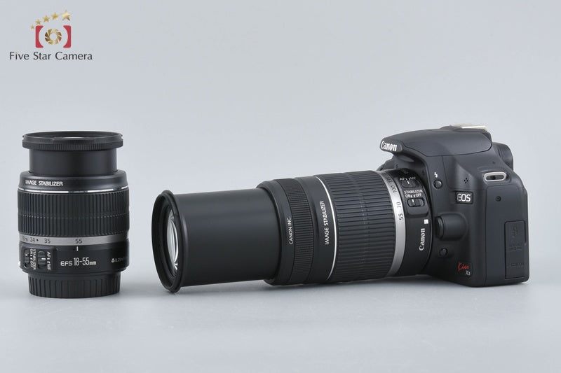 "Count 2,065" Canon EOS Kiss X3 / Rebel T1i / 500D 15.1MP EF-S 18-55 55-250 Lens