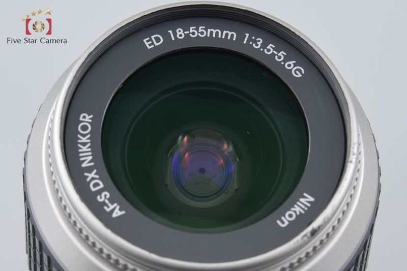 Nikon AF-S DX NIKKOR 18-55mm f/3.5-5.6 G VR Silver