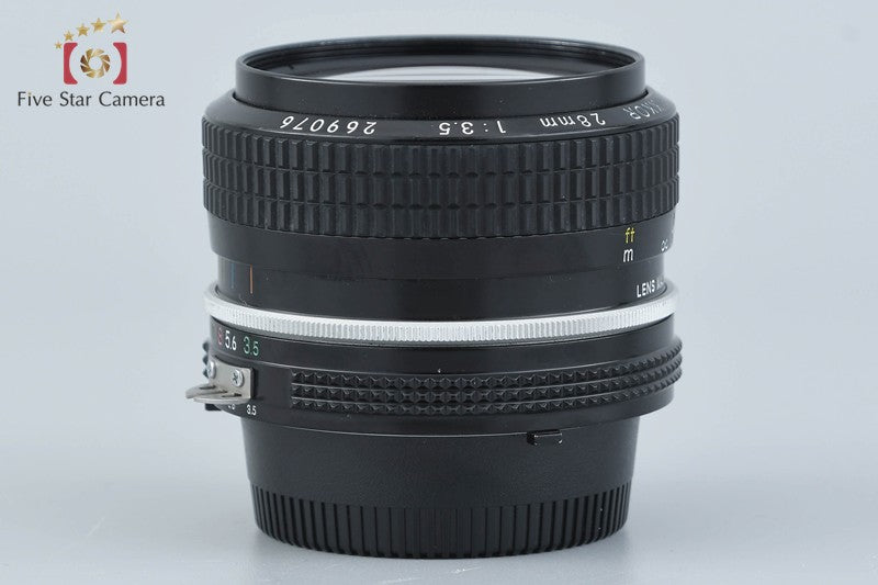 Nikon New NIKKOR 28mm f/3.5 Ai Converted Lens