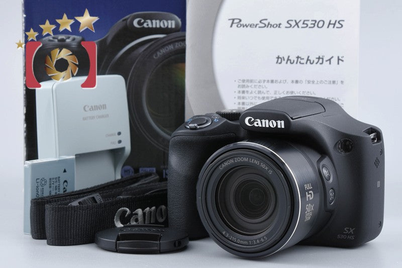 Canon PowerShot SX530 HS Black 16.0 MP Digital Camera w/ Box