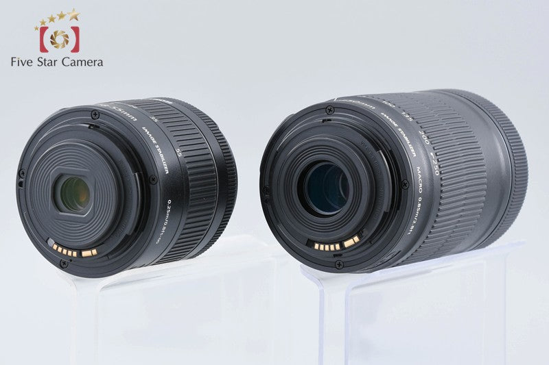 Canon EOS Kiss X10 / Rebel SL3 / 250D / 200DII 24.1MP 18-55 55-250 Lenses