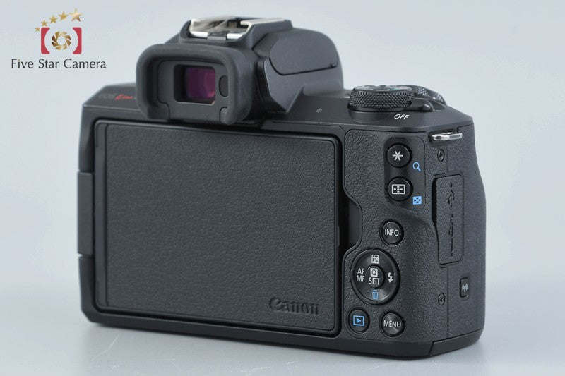 Canon EOS Kiss M2 Black 24.1 MP EF-M 15-45 IS STM Lens