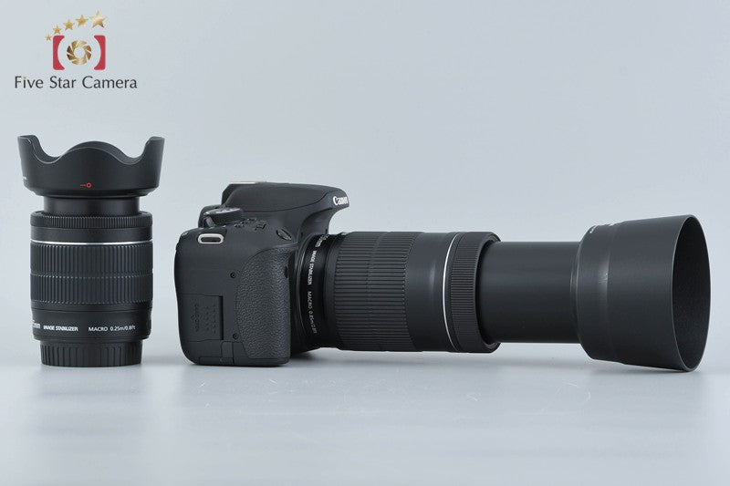 "Count 1,840" Canon EOS Kiss X8i / Rebel T6i / 750D 24.2 MP 18-55 55-250 Lens