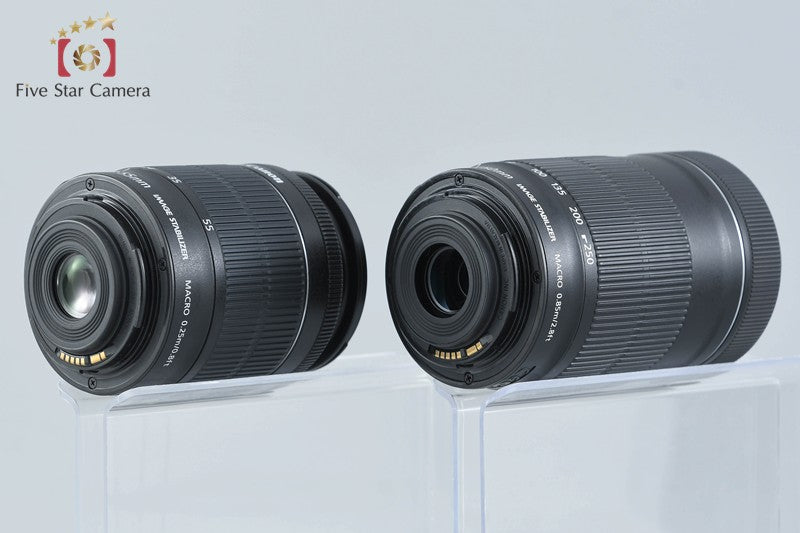 "Count 1,840" Canon EOS Kiss X8i / Rebel T6i / 750D 24.2 MP 18-55 55-250 Lens