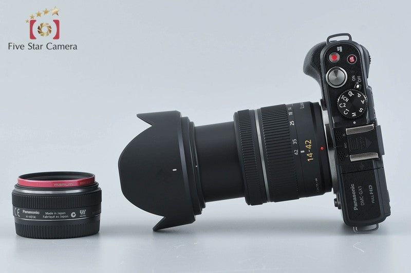 Panasonic LUMIX DMC-GX1 16.0 MP 14 14-42 Lenses w/ Box [Japanese Language Only]