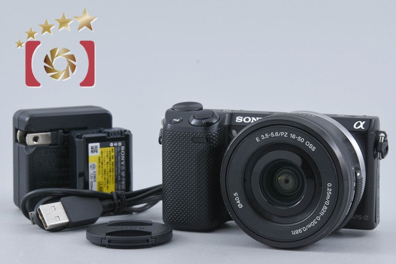 Sony Alpha α NEX-5T Black Digital Camera 16-50 Lens [Japanese Language Only]