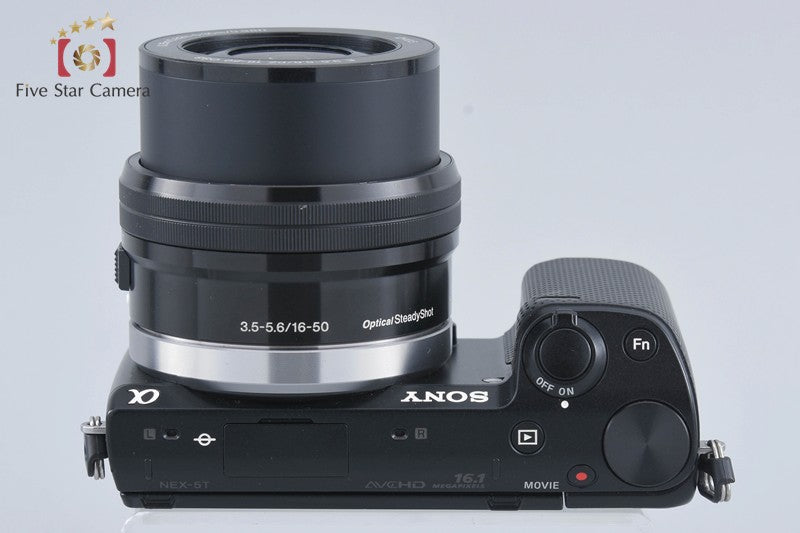 Sony Alpha α NEX-5T Black Digital Camera 16-50 Lens [Japanese Language Only]