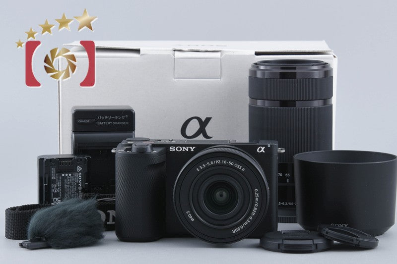 Sony α VLOGCAM ZV-E10 II Black 16-50 55-210 Lenses [Japanese Language Only]