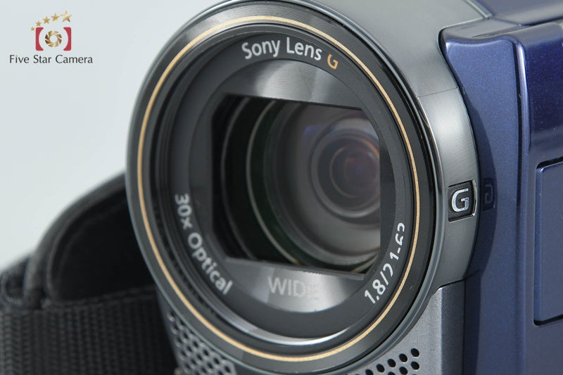 Sony HDR-CX180 Blue Digital Hi-Vision Camcorder [Japanese Language Only]