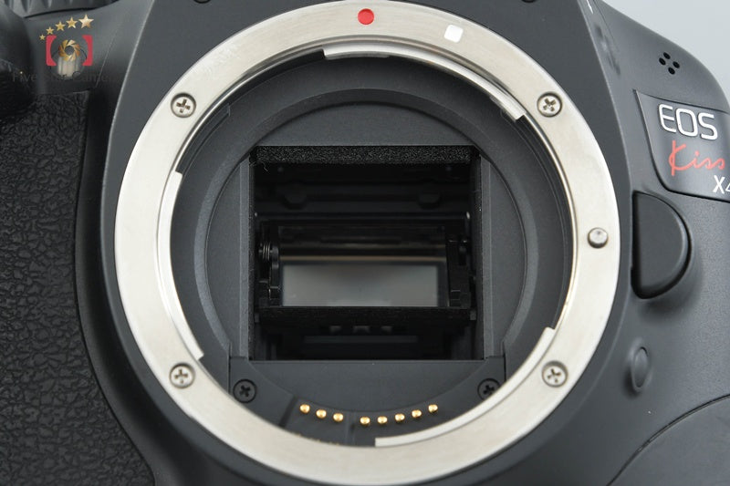 "Count 3,137" Canon EOS Kiss X4 / Rebel T2i / 550D 18.0 MP DSLR Camera Body