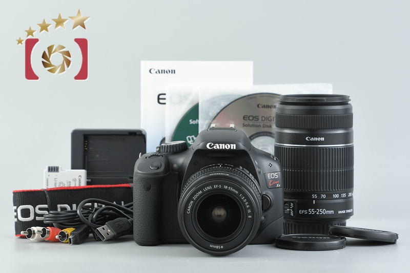 "Count 1,023" Canon EOS Kiss X4 / Rebel T2i / 550D 18.0 MP 18-55 55-250 Lenses