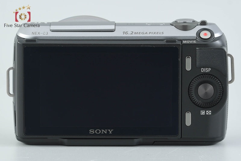 "Count 5,638" Sony α NEX-C3 Black 16.2 MP 18-55 Lens [Japanese Language Only]