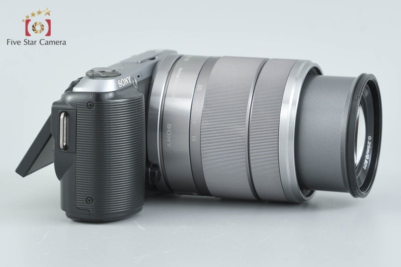 "Count 5,638" Sony α NEX-C3 Black 16.2 MP 18-55 Lens [Japanese Language Only]