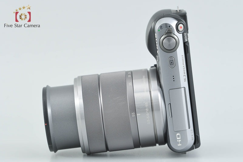 "Count 5,638" Sony α NEX-C3 Black 16.2 MP 18-55 Lens [Japanese Language Only]