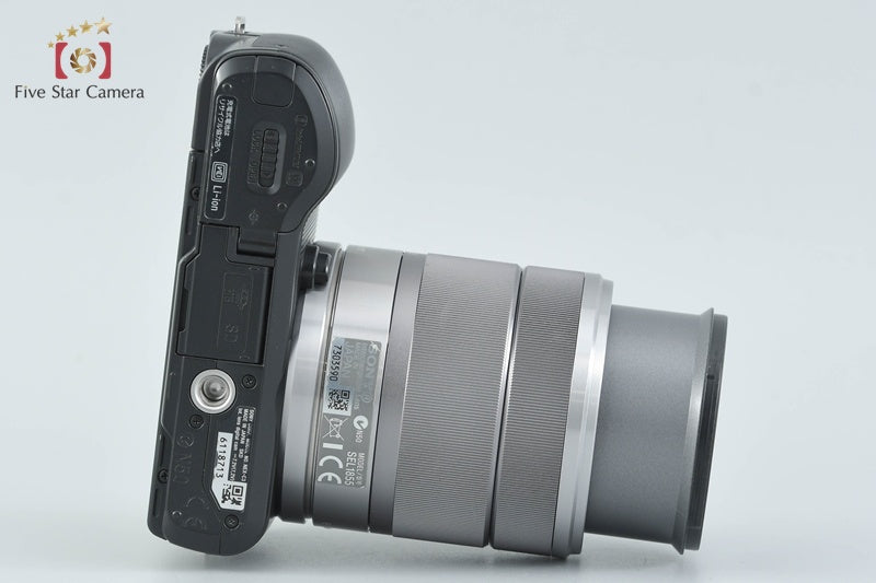 "Count 5,638" Sony α NEX-C3 Black 16.2 MP 18-55 Lens [Japanese Language Only]