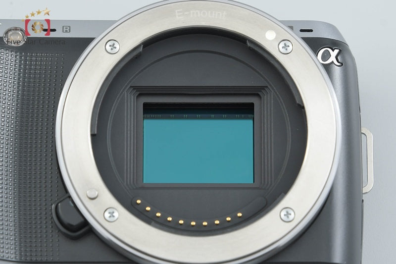 "Count 5,638" Sony α NEX-C3 Black 16.2 MP 18-55 Lens [Japanese Language Only]