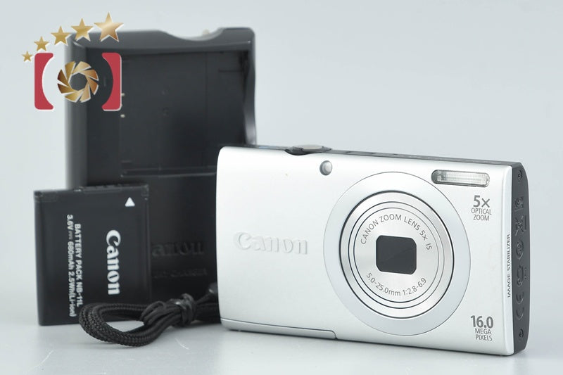 Canon PowerShot A2400 IS Silver 16.0 MP Digital Camera