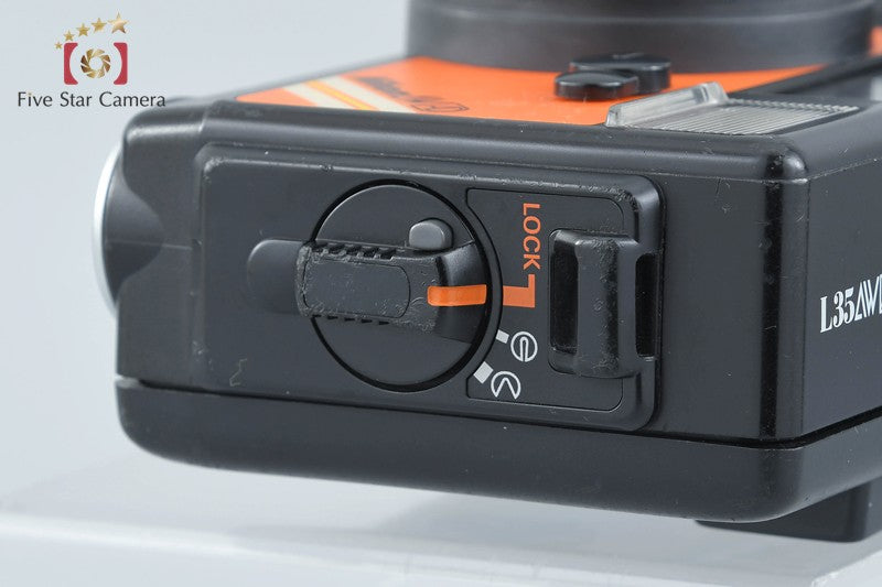 Nikon L35 AW AD Orange 35mm Point & Shoot Film Camera w/ Box