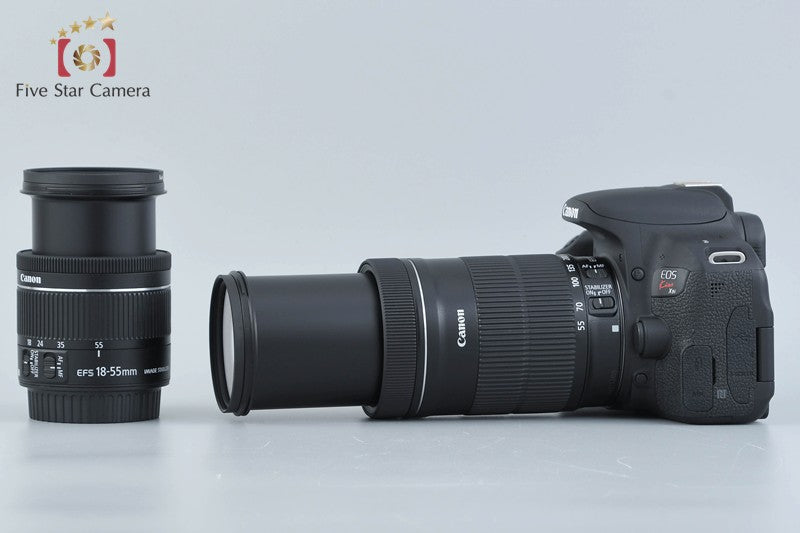 "Count 2,684" Canon EOS Kiss X9i / Rebel T7i / 800D 24.2 MP 18-55 55-250 Lenses