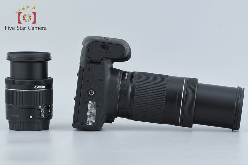 "Count 2,684" Canon EOS Kiss X9i / Rebel T7i / 800D 24.2 MP 18-55 55-250 Lenses
