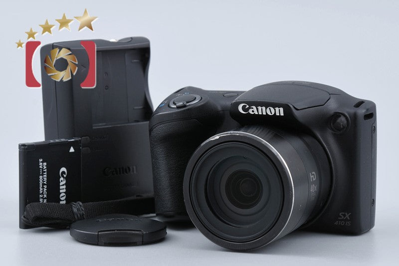 Canon PowerShot SX410 IS Black 20.0 MP Digital Camera