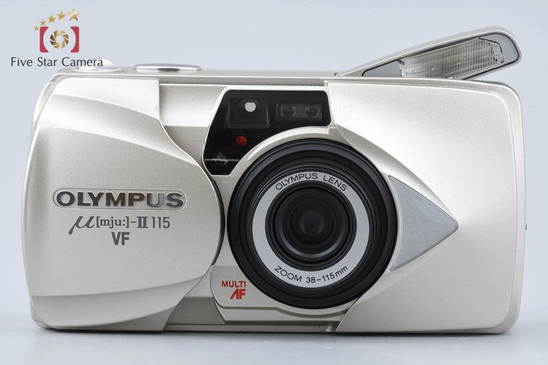 Olympus μ[mju:]-II 115 VF Champagne Gold 35mm Point & Shoot Film Camera