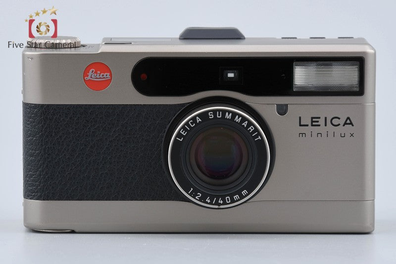 Leica Minilux Silver 35mm Point & Shoot Film Camera