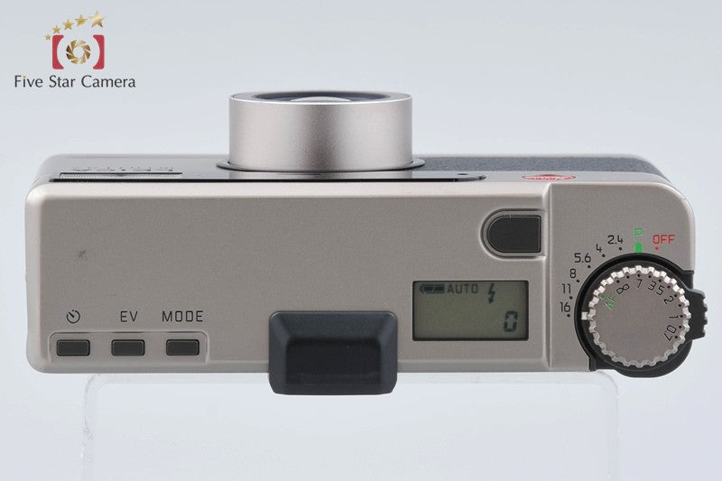 Leica Minilux Silver 35mm Point & Shoot Film Camera