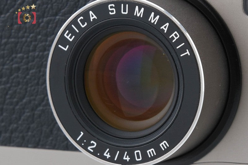 Leica Minilux Silver 35mm Point & Shoot Film Camera