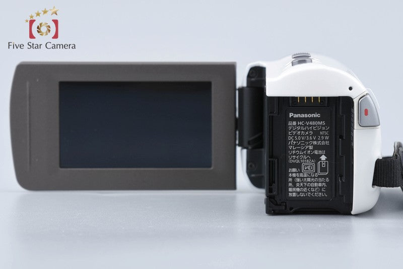 Panasonic HC-V480MS White Digital Hi-Vision Video Camera w/ Box