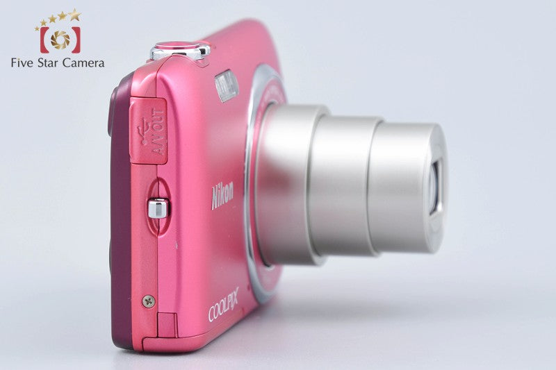 Nikon COOLPIX S3500 Strawberry Pink 20.0 MP Digital Camera w/ Box