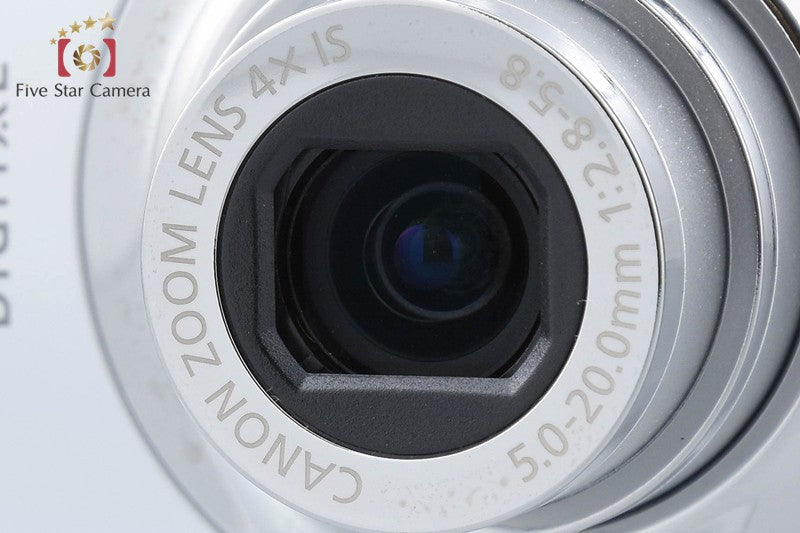 Canon IXY Digital 510 IS Silver 12.1 MP Digital Camera w/ Box