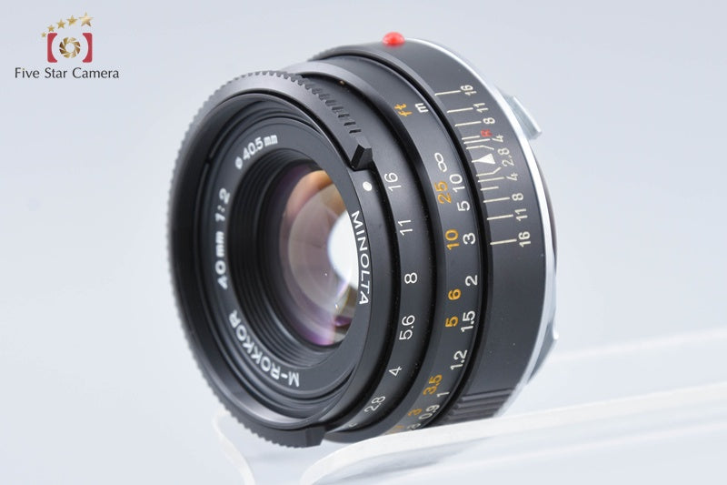 Minolta CLE + M-ROKKOR 40mm f/2