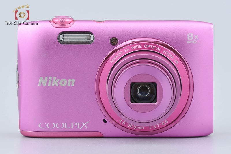Nikon COOLPIX S3600 Azalea Pink 20.0 MP Digital Camera