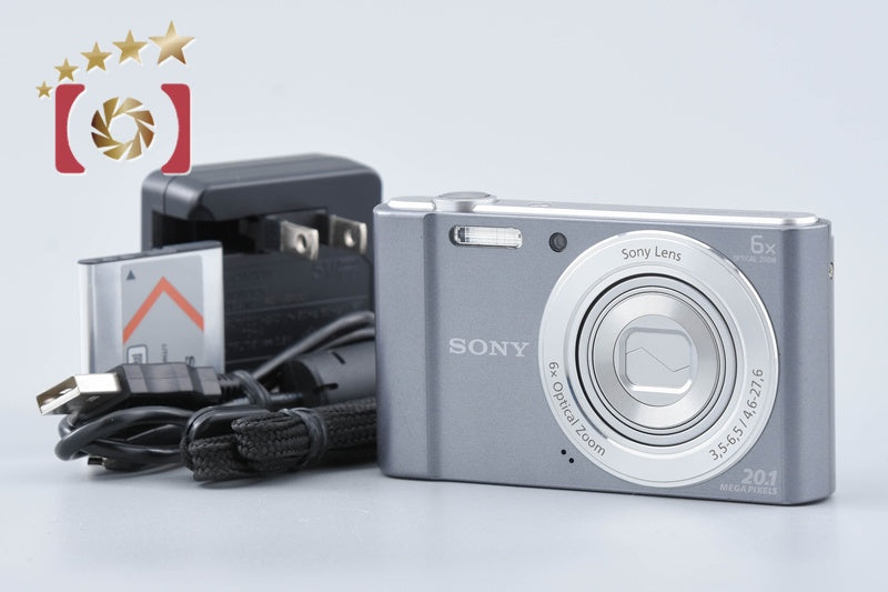 Sony Cyber-Shot DSC-W810 Silver 20.1 MP Digital Camera [Japanese Language Only]