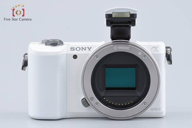 Sony α5000 ILCE-5000 White 20.1 MP Digital Mirrorless Camera International Model