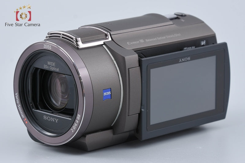 SONY HANDYCAM FDR-AX40 Bronze Brown 4K Handycam w/ Box [Japanese Language Only]