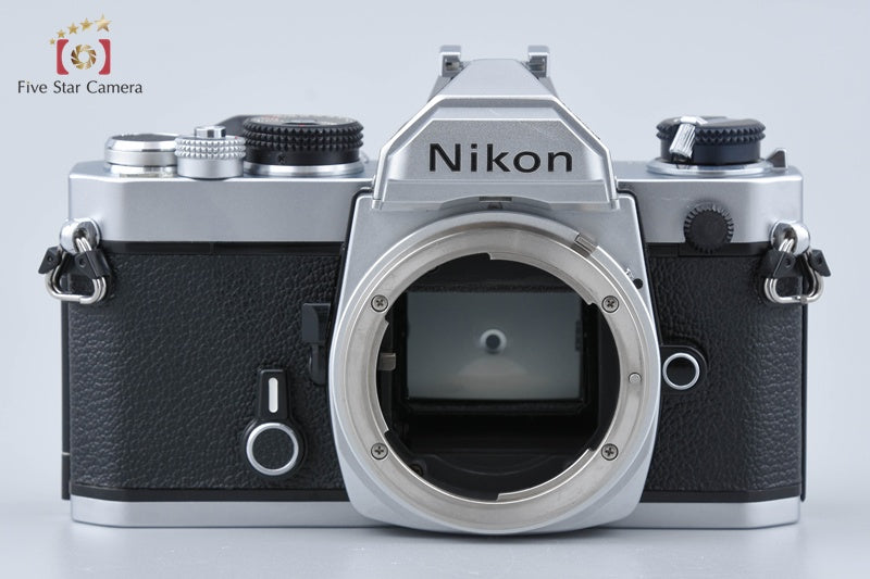 Nikon FM Silver Early Model 35mm SLR Film Camera Body