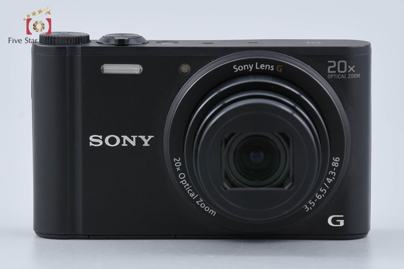 Sony Cyber-Shot DSC-WX350 Black 18.2 MP Digital Camera [Japanese Language Only]