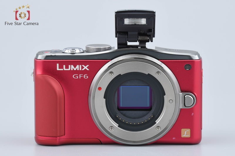 Panasonic LUMIX DMC-GF6 Red 16.0 MP 14-42 45-150 Lenses [Japanese Language Only]