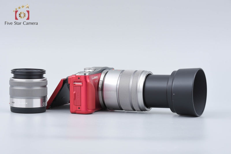 Panasonic LUMIX DMC-GF6 Red 16.0 MP 14-42 45-150 Lenses [Japanese Language Only]