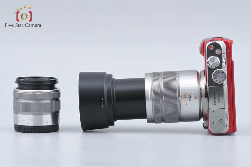 Panasonic LUMIX DMC-GF6 Red 16.0 MP 14-42 45-150 Lenses [Japanese Language Only]