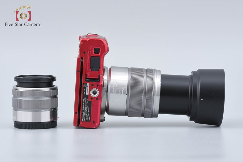 Panasonic LUMIX DMC-GF6 Red 16.0 MP 14-42 45-150 Lenses [Japanese Language Only]