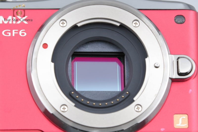 Panasonic LUMIX DMC-GF6 Red 16.0 MP 14-42 45-150 Lenses [Japanese Language Only]