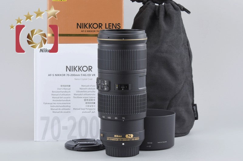 Nikon AF-S NIKKOR 70-200mm f/4 G ED VR w/ Box