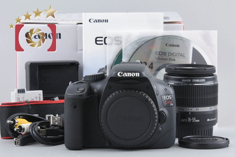 "Count 1,828" Canon EOS Kiss X4 / Rebel T2i / 550D 18.0 MP 18-55 Lens w/ Box