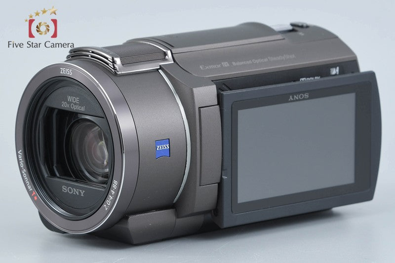 Sony HANDYCAM FDR-AX40 Bronze Brown 4K Handycam w/ Box [Japanese Language Only]