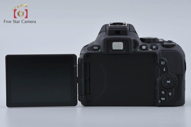 "Shutter count 1,137" Nikon D5500 Black 24.2 MP Digital SLR Camera Body