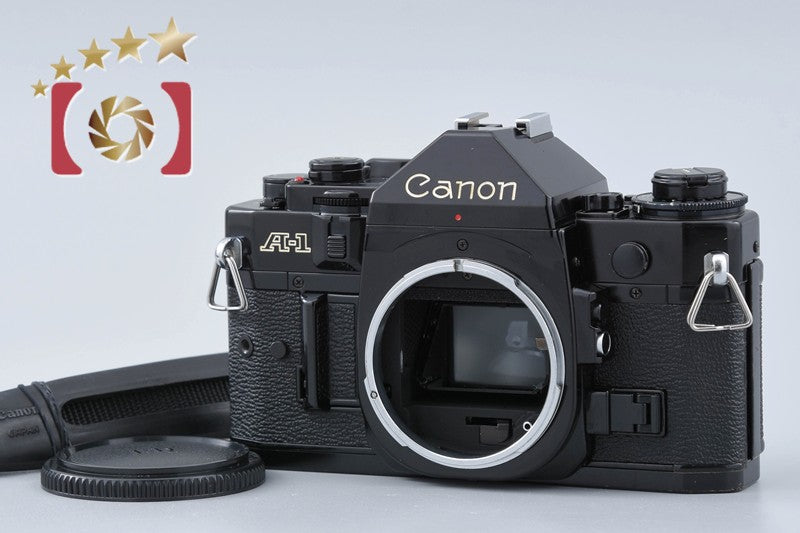 Canon A-1 Black 35mm SLR Film Camera Body