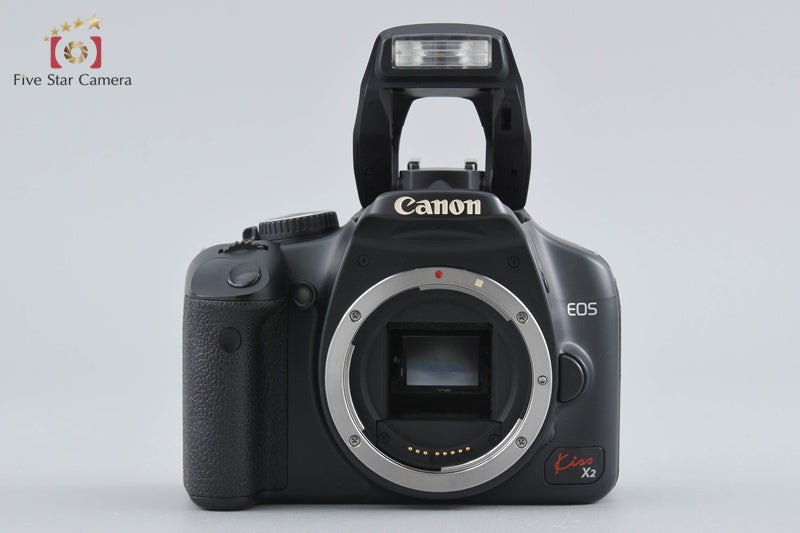 Canon EOS Kiss X2 / Rebel XSi / 450D 12.2 MP DSLR 18-55 55-250 Lenses